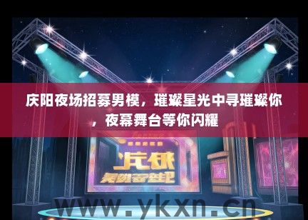 庆阳夜场招募男模，璀璨星光中寻璀璨你，夜幕舞台等你闪耀